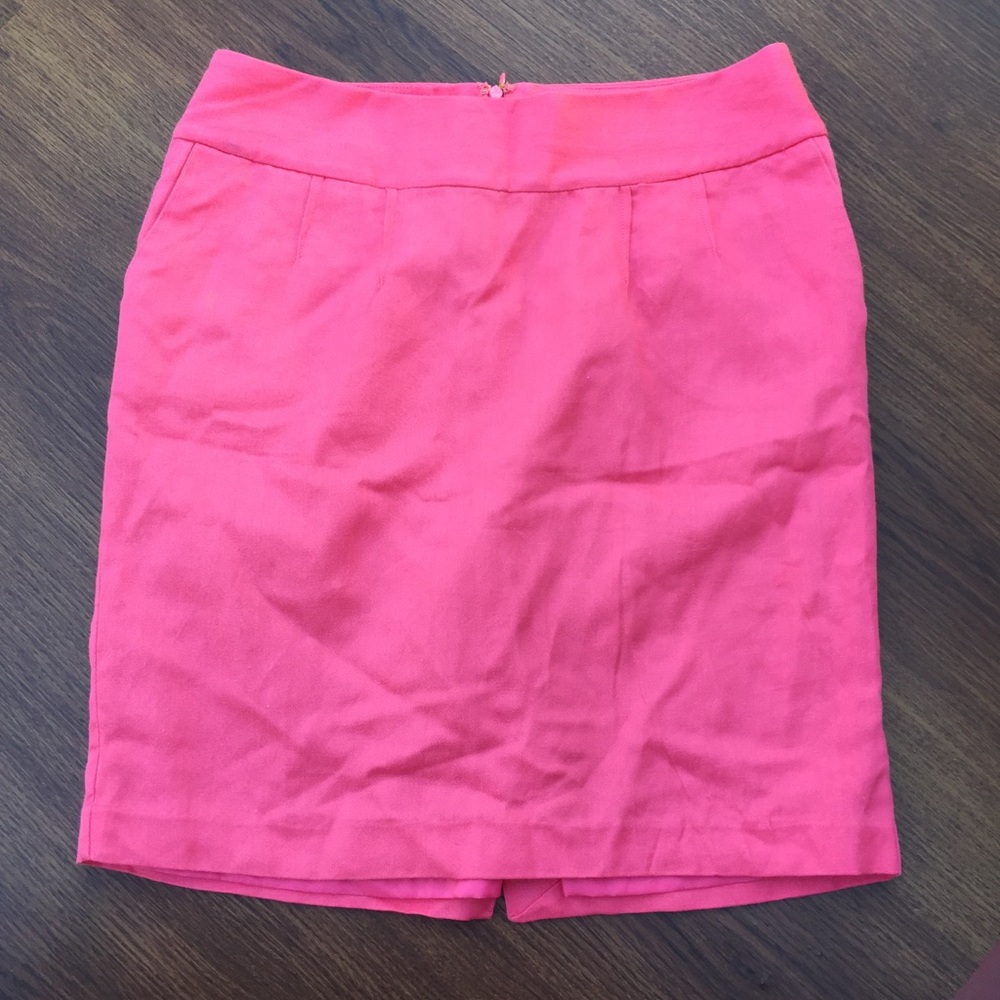 Merona • Coral Pencil Skirt • size 6